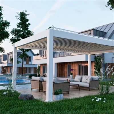 RGB светла пергола